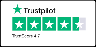 Trustpilot 4.7 stars